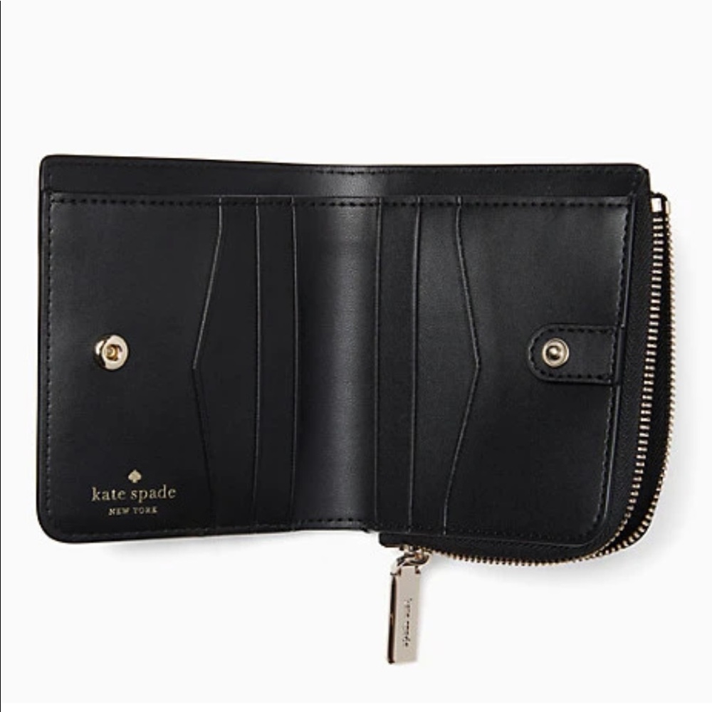 Kate Spade small I-zip bifold wallet NWT